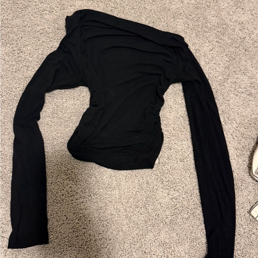 Black Women's off the shoulder Top